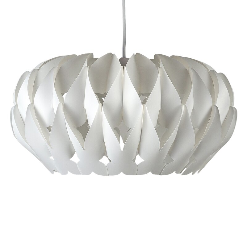 MiniSun 42cm Arena Plastic Oval Pendant Shade & Reviews Wayfair.co.uk